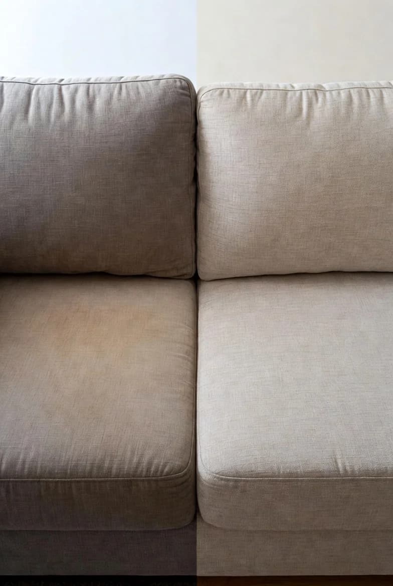 Couch cleaning service showcase